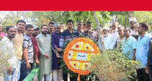বিএনপির রাজপথের কর্মী রশুর মৃত্যুবার্ষিকীতে তার কবর জিয়ারত ও শ্রদ্ধাঞ্জলী
