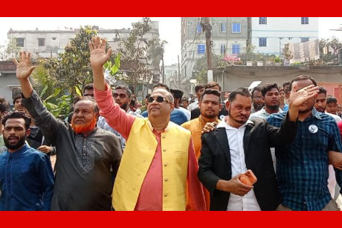 হরিণ মার্কার গণজোয়ারে হুমকি ধমকি সব উড়ে যাবে: শাহআলম