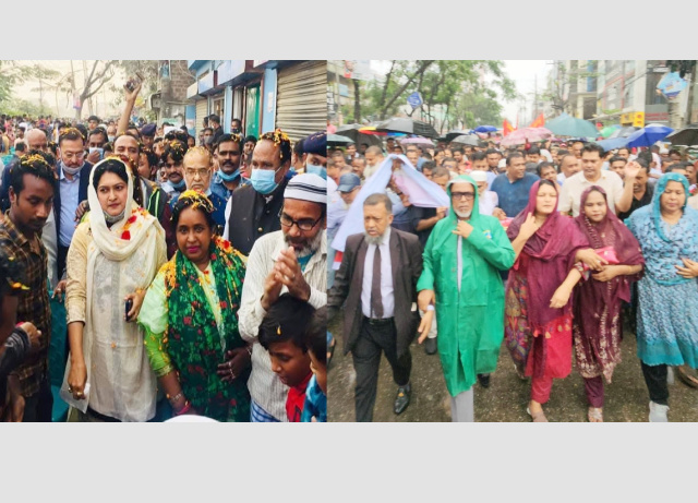 বিএনপির মিছিলের সামনের সারিতে আইভীর ঘনিষ্ট সহচর বিভা হাসান!